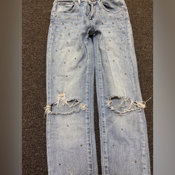Levi’s jeans light blue size 25 with studs - Picture 3 of 11